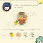 Feines magenstärkendes Getränk